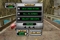 画像ギャラリー No.009のサムネイル画像 / ゾンビ達をはねのけながら荒野を駆け抜ける。iOS向けアクションレース「The Last Driver」を紹介する「(ほぼ)日刊スマホゲーム通信」第56回