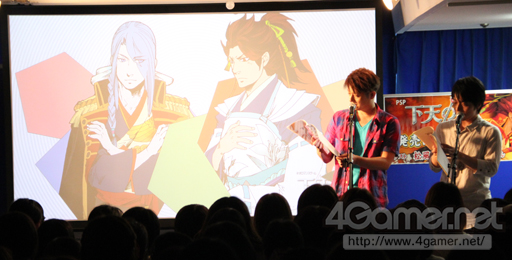 画像ギャラリー No.012のサムネイル画像 / 「下天の華」の発売記念イベントが開催。織田信長役の松風雅也さんと明智光秀役の野島健児さんがトークを繰り広げた会場の模様をレポート