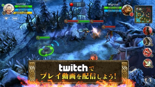 画像集#003のサムネイル/「ヒーローズ・オブ・オーダー&カオス」,Twitchのライブ配信機能を実装