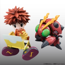 デジモンアドベンチャー のミミと光子郎がフィギュアに 予約受付開始