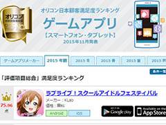 ���ꥳ��Ρ�2015ǯ �����ॢ�ץ�ǯ�֥�󥭥󥰡�ɾ����������1�̤ϡ֥�֥饤�֡������ե����פ���������ȯ����KLab��᡼������󥭥󥰤ǥȥåפ�