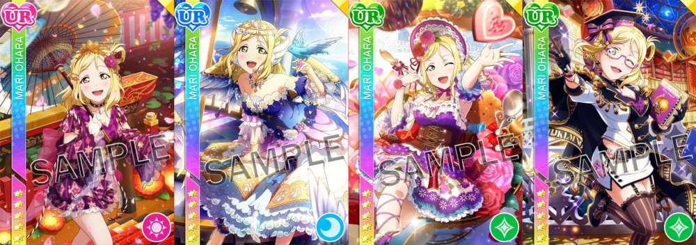 画像集 005 スクフェス Aqoursメンバー 小原鞠莉 の誕生日を記念したキャンペーン