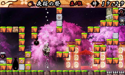 画像ギャラリー No.010のサムネイル画像 / 3DS用DLソフト「疾風のうさぎ丸 −恵みの珠と封魔の印−」の配信が本日スタート。和風の世界設定が魅力のアクションパズルゲーム