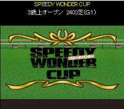 画像ギャラリー No.002のサムネイル画像 / 「100万人のWinning Post」シリーズで,スピーディワンダーの作者直筆イラスト入り色紙などが当たる