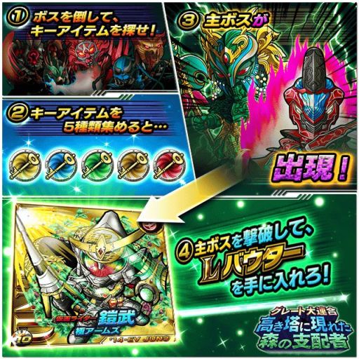 画像ギャラリー No.001のサムネイル画像 / 「仮面ライダー ライダバウト！」イベント報酬にレアな仮面ライダー鎧武登場