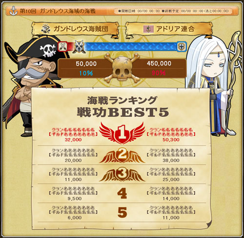 画像ギャラリー No.002のサムネイル画像 / 「海賊魂」プレイヤー同士で戦える“大海戦”を12月3日に開催