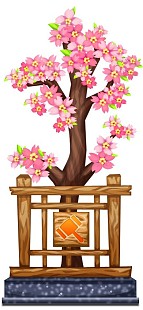 画像集#004のサムネイル/「ハッピーストリート」,モバオクとのコラボを実施。ひな人形のお店を建てよう