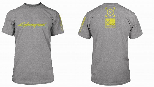 画像ギャラリー No.003のサムネイル画像 / 「サイバーパンク2077」,公式Tシャツが東京ゲームショウ2019にて先行販売