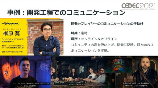 ���������꡼ No.017�Υ���ͥ������ / ��CEDEC 2021��CD PROJEKT RED�Υ��ߥ�˥��������ޥ͡����㡼����롤���ߥ�˥ƥ��ޥͥ����Ȥ����Ƚ�����