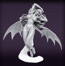 画像集#001のサムネイル/「ヴァンパイア」シリーズのフィギュア「CFBモリガン」,原型が公開に