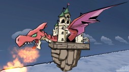 画像ギャラリー No.003のサムネイル画像 / 「ケリ姫スイーツ」のステージ“浮遊要塞ドラピュタ”にテクニカルバトルが実装