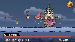 画像ギャラリー No.004のサムネイル画像 / 「ケリ姫スイーツ」のステージ“浮遊要塞ドラピュタ”にテクニカルバトルが実装