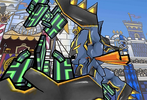 画像ギャラリー No.006のサムネイル画像 / 「ケリ姫スイーツ」に超巨大な新規ボス「生鮮戦魚カジキング」が登場