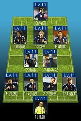 画像ギャラリー No.002のサムネイル画像 / 「サッカー日本代表 2014 ヒーローズ」がmobcastで配信。実名選手が集結