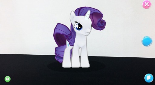 画像ギャラリー No.001のサムネイル画像 / 「MY LITTLE PONY」,ポニーと一緒に写真を撮れるAR機能が実装に
