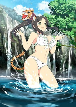 画像ギャラリー No.004のサムネイル画像 / 「閃乱カグラ NewWave」,水着姿の“けも耳爆乳”少女カードを手に入れよう