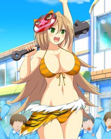 画像ギャラリー No.005のサムネイル画像 / 「閃乱カグラ NewWave Gバースト」イベント「鬼はどこ?胸襲!豆まき合戦」開催中