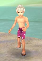 画像ギャラリー No.007のサムネイル画像 / 「デーモンハンティング」アイテムモールでドット柄の「水着ピンク」が販売開始