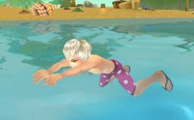 画像ギャラリー No.009のサムネイル画像 / 「デーモンハンティング」アイテムモールでドット柄の「水着ピンク」が販売開始