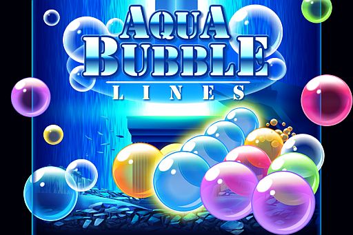���������꡼ No.003�Υ���ͥ������ / ����ե��ˢ���¤٤ƾä��Ƥ����ѥ��륲�����Aqua Bubble Lines�פ��о�