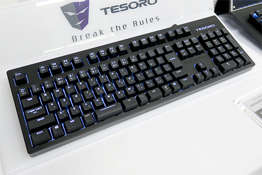 画像ギャラリー No.009のサムネイル画像 / 注目は低背キースイッチ採用の日本語キーボード「Gram Spectrum」。台湾Tesoroのゲーマー向け周辺機器をオウルテックが国内販売開始