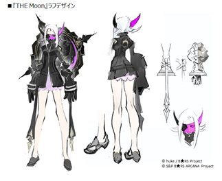 画像ギャラリー No.002のサムネイル画像 / 「ブラック★ロックシューター アルカナ」新キャラクター「THE Moon」が公開に
