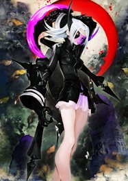 画像ギャラリー No.003のサムネイル画像 / 「ブラック★ロックシューター アルカナ」新キャラクター「THE Moon」が公開に