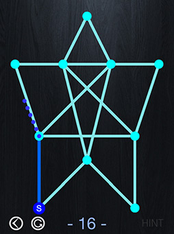 画像ギャラリー No.005のサムネイル画像 / 一度ですべてを描け。スマートフォン向け「一筆書き」を紹介する「(ほぼ)日刊スマホゲーム通信」第114回