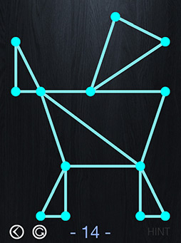 画像ギャラリー No.006のサムネイル画像 / 一度ですべてを描け。スマートフォン向け「一筆書き」を紹介する「(ほぼ)日刊スマホゲーム通信」第114回