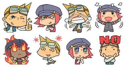 画像ギャラリー No.001のサムネイル画像 / スマホ向け「LINE 勇者コレクター」が登場。悪の組織とのバトルを勝ち抜こう