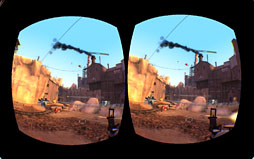 画像集#048のサムネイル/仮想現実HMD「Oculus Rift」の開発者向けキットを入手したのでさっそく使ってみた。これがゲームの未来か？