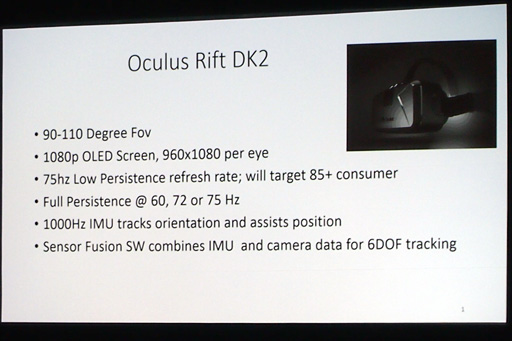 GDC 2014ϥեHDͭELѥͥܤκǿOculus RiftDK2о졣褤ʲ