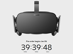 「Oculus Rift」製品版は日本時間1月7日1：00予約受付開始。第1四半期中に発売予定