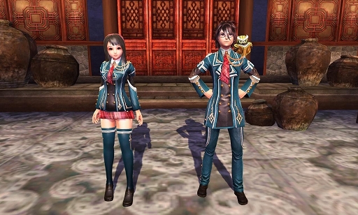 画像集#001のサムネイル/「BOUNDRA」,アバターぽんLightが更新。学園衣装の別色バージョンが登場