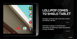 ������#002�Υ���ͥ���/��SHIELD Tablet�פؤ�Android 5.0�ۿ����Ϥ�11����Ƿ��ꡣ��HL2��EP1�פΰܿ��ȥ�����Υ���饤�󥹥ȥ꡼�ߥ󥰥����ӥ����Ϥ�ȯɽ�����