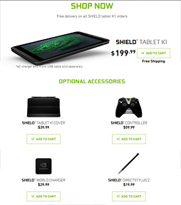 Nvidia バッテリー問題で出荷停止中だったタブレットを Shield Tablet K1 として再リリース 価格は199ドル 税別 に値下げ