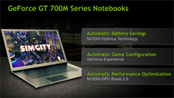 NVIDIAGeForce GT 700M꡼ο5ǥȯɽGeForce 700M꡼ΡGPU Boost 2.0б餫