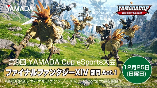 ���������꡼ No.001�Υ���ͥ������ / ����9�� YAMADA Cup eSports��� FFXIV����Act.1�ɤ�12��25���˳��š����üԤ��罸��