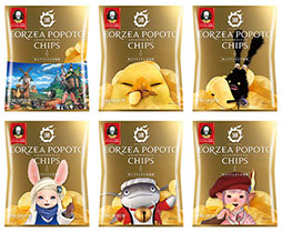 画像ギャラリー No.001のサムネイル画像 / 湖池屋×「FFXIV」のコラボ商品「エオルゼアポポトチップス」,即日完売。再販売を実施予定