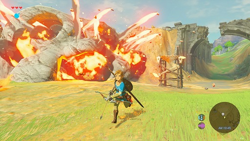 16 ゼルダの伝説 シリーズ最新作のサブタイトルは ブレス オブ ザ ワイルド サバイバル感 を強く打ち出した本作をさっそく体験
