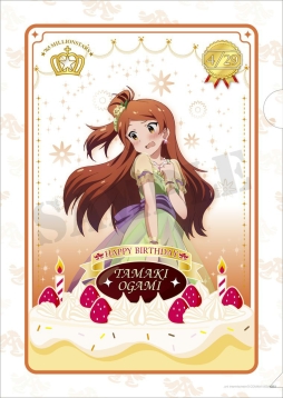 画像ギャラリー No.011のサムネイル画像 / 「アイマス ミリオンライブ」のバースデークリアファイル，3月と4月の商品が公開