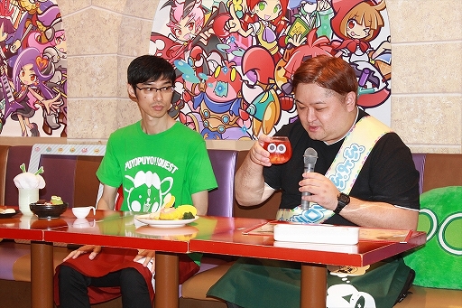 画像ギャラリー No.029のサムネイル画像 / プレイヤー考案メニュー&復刻メニューも加わった「ぷよクエカフェ 2018」がオープン。メディア向け試食会をレポート