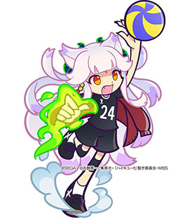 画像ギャラリー No.034のサムネイル画像 / 「ぷよぷよ!!クエスト」とアニメ「ハイキュー!!」コラボ第2弾が開幕。稲荷崎高校のメンバーたちが録り下ろしボイス付きで新登場