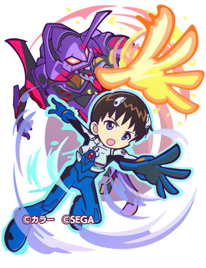 画像ギャラリー No.006のサムネイル画像 / 「ぷよクエ」,コラボ衣装をまとったぷよクエキャラも新登場する“エヴァ”コラボ第2弾を開始