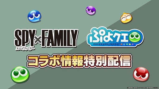 画像ギャラリー No.002のサムネイル画像 / 「ぷよクエ」,アニメ「SPY×FAMILY」とのコラボ情報特別配信を8月24日20:00から配信