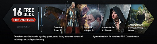 #001Υͥ/The Witcher 3: Wild Huntפˤ16DLC̵ۿͽ