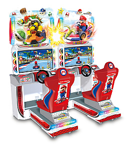 画像ギャラリー No.002のサムネイル画像 / 「マリオカート アーケード グランプリDX」初のタイムアタックイベントがスタート。最終結果の順位に応じてスペシャルな称号をもらえる