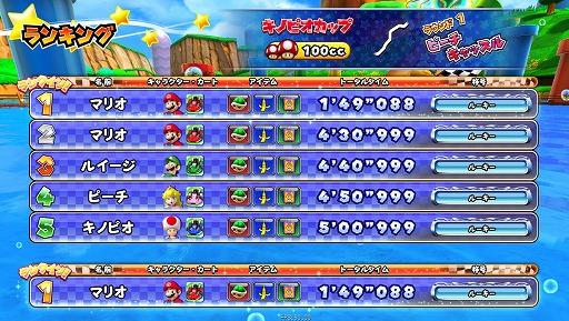 画像ギャラリー No.005のサムネイル画像 / 「マリオカート アーケード グランプリDX」初のタイムアタックイベントがスタート。最終結果の順位に応じてスペシャルな称号をもらえる
