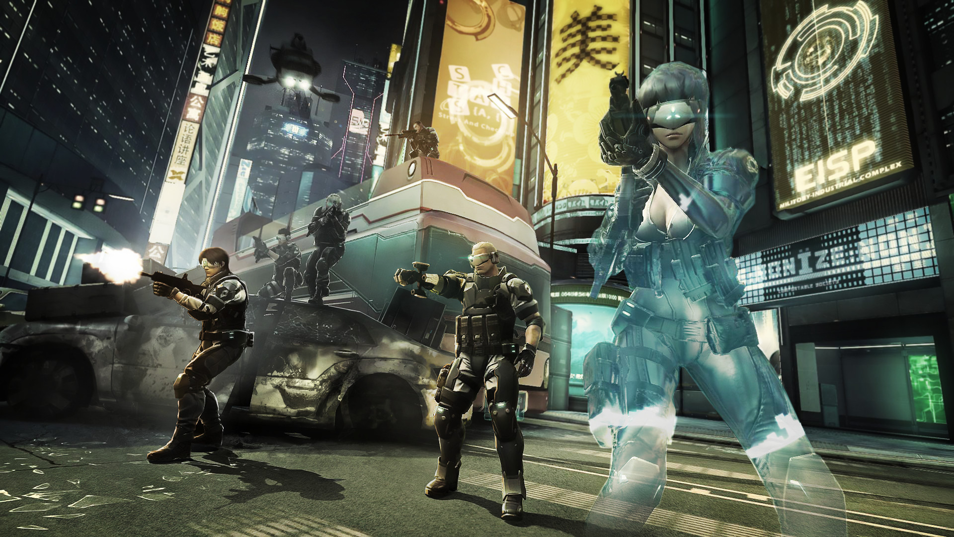 画像集 009 オンラインfps 攻殻機動隊 Stand Alone Complex First Assault のcbt