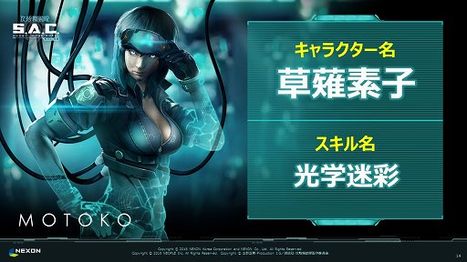 ꡼ No.012 | ̵ֹưS.A.C. ONLINEפΥץ쥹ե󥹤ݡȡȯưǶ֥ͭ륷󥯡פʤɤħҲ